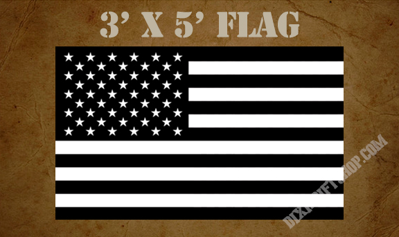 Flag - USA Black & White