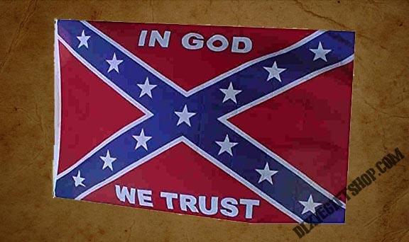 Rebel - In God We Trust Flag