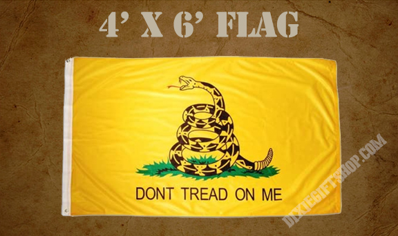 Flag - Gadsden Dont Tread On Me 4X6