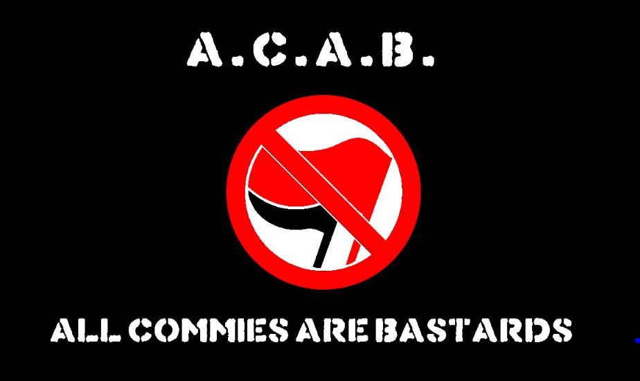Flag - ACAB - ALL COMMIES ARE BASTARDS