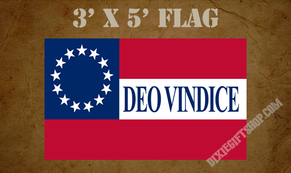 Flag - Confederate DEO VINDICE