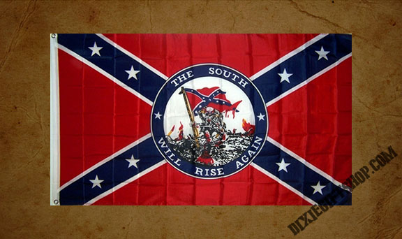 Rebel - The South Will Rise Again Flag