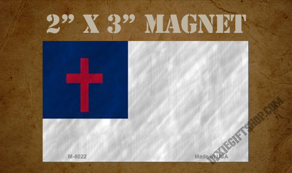 Magnet - Christian Flag