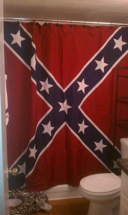 Shower Curtain - Rebel Flag