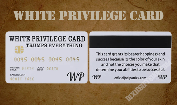 White Privilege Card
